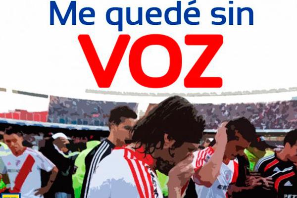 Siguen apareciendo afiches con cargadas a River