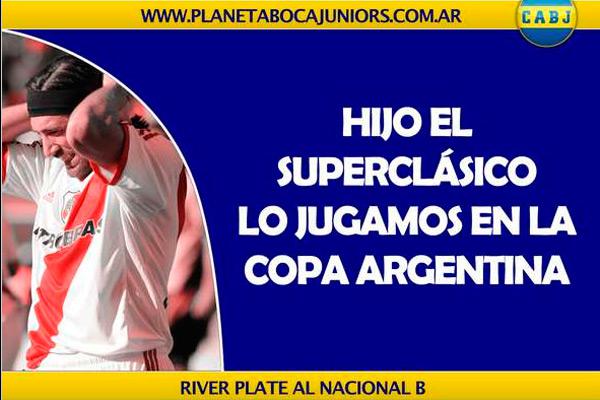 Siguen apareciendo afiches con cargadas a River
