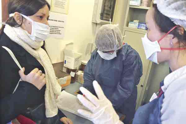 Cuidados Mientras estuvo internada la paciente recibió suero y medicación específica para gripe A