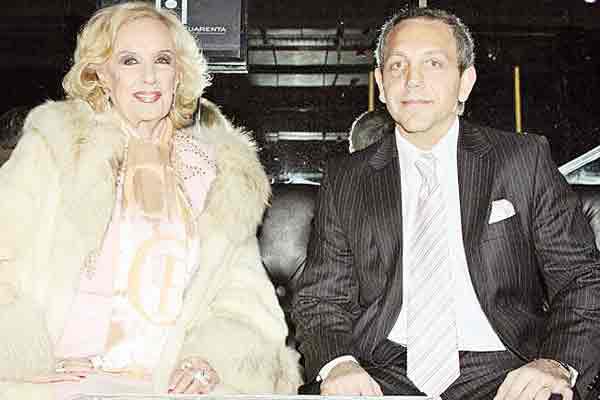 Mirtha Legrand y Guillermo Azar