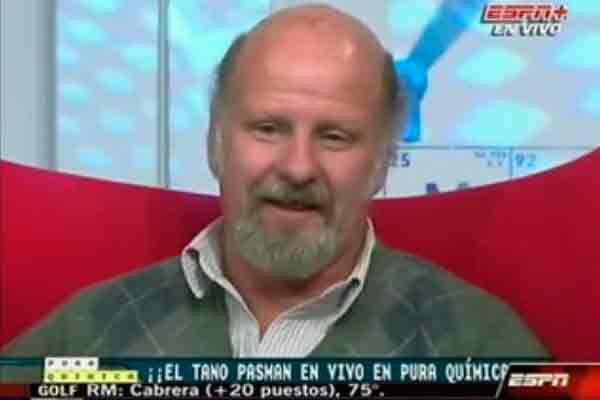 El Tano Pasman llegoacute a la televisioacuten y reiteroacute su pasioacuten por River