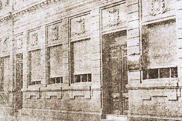 Fachada original del edificio