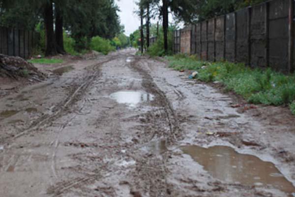 Algunas localidades con caminos intransitables por las precipitaciones