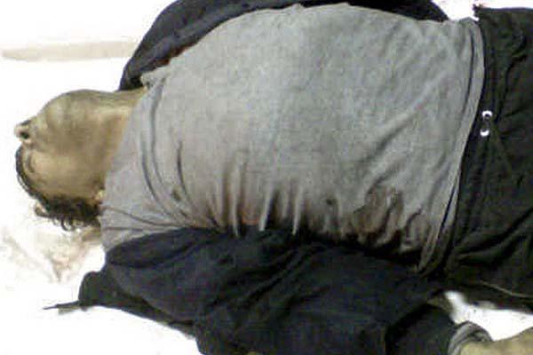 CADÁVER Guillermo León Senz alias Alfonso Cano jefe de las Farc quien murió en un enfrentamiento con el ejército y la policía en la selva colombiana