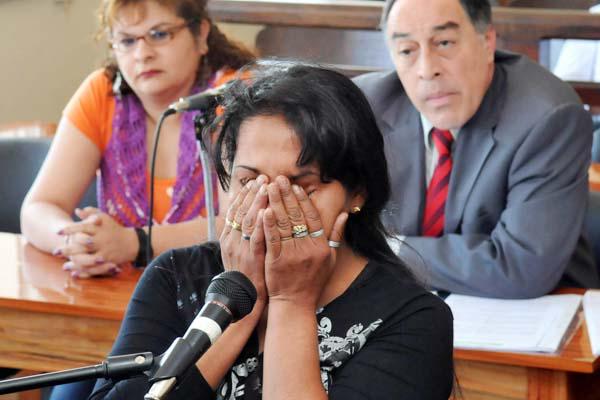 PAOLA La testigo recordó que tanto las acusadas como la víctimas tenían hijos a los que les arruinaron la vida
