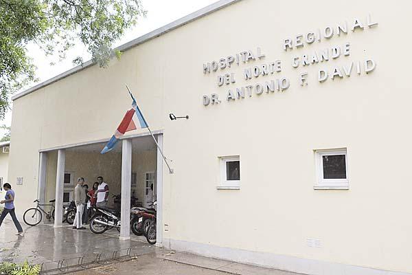 DESANGRADO La víctima llegó sin vida al hospital de Monte Quemado