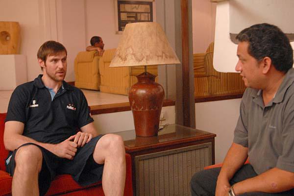 EXCLUSIVA El Chapu Nocioni arribó a Santiago ayer por la mañana EL LIBERAL fue el primer medio de la provincia en entrevistar al jugador EL LIBERALDANIEL PÉREZ