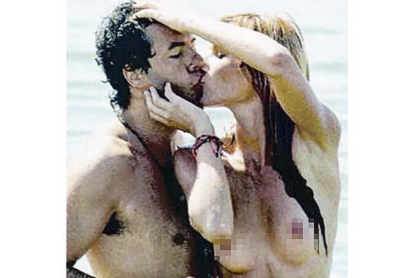 Lara se desnudoacute en Punta del Este y dio que hablar