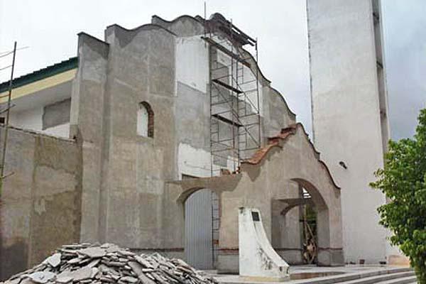 La Catedral de Antildeatuya ya empieza a presentar una nueva imagen