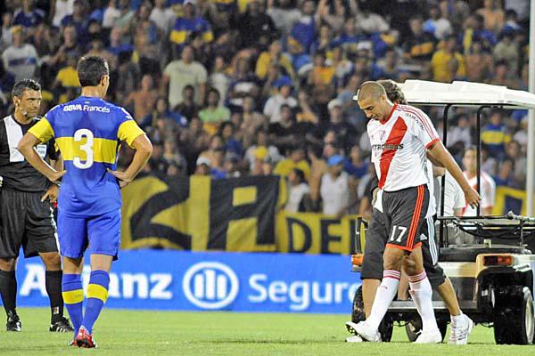 FRUSTRACIÓN EL francoargentino David Trezeguet apenas pudo jugar 9 minutos del ltimo superclsico Su presencia el domingo no est garantizada