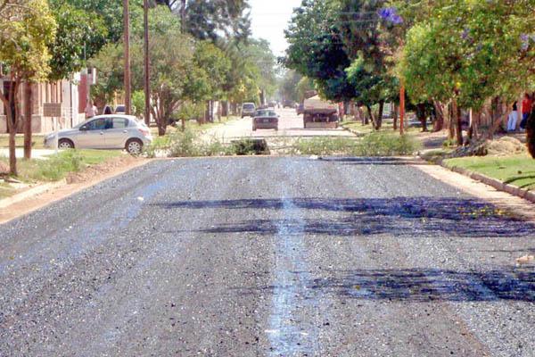 Concluyen la pavimentacioacuten de maacutes de cincuenta cuadras en la zona ceacutentrica y en los barrios perifeacutericos de Friacuteas