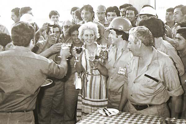 EMPRESARIA En su visita destacó el trabajo entre Santiago y Catamarca donde había abierto otra fbrica