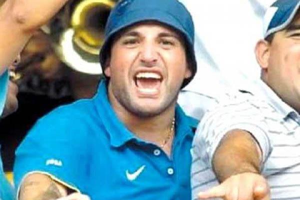 Mauro Martín es el jefe de una de las barrabravas de Boca