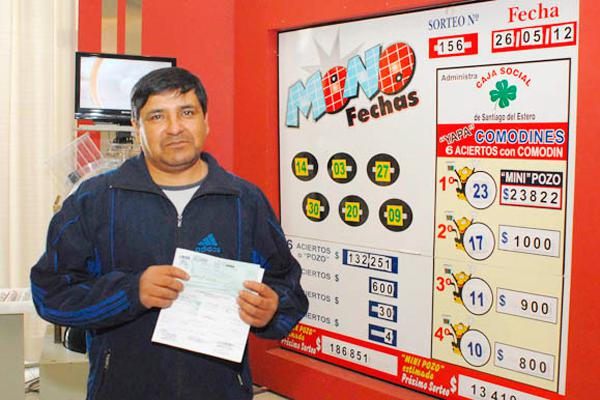 CONSTANCIA Luis Guzmn es un fiel seguidor del juego pero es la primera vez que gana un premio importante