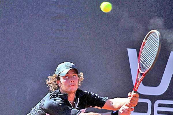 ESFUERZO Marco Trungelliti debió extremar sus recursos para superar al serbio Nikola Cilic 7-6 (7-2) 5-7 y 11-9