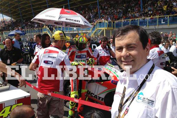 Zamora estuvo presente en la victoria de Stoner en Assen