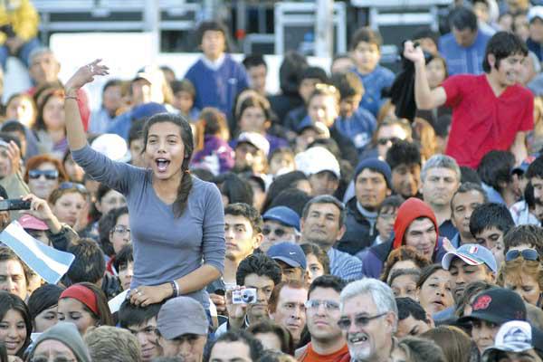 Postales de una noche inolvidable en el Parque Aguirre
