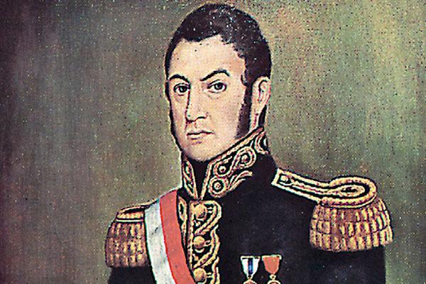 Asiacute informaron en Francia la muerte de Joseacute de San Martiacuten