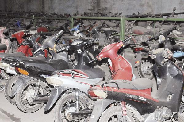 DEPÓSITO El 40-en-porciento- de las motos retenidas no son retiradas por sus dueños por el valor de las multas