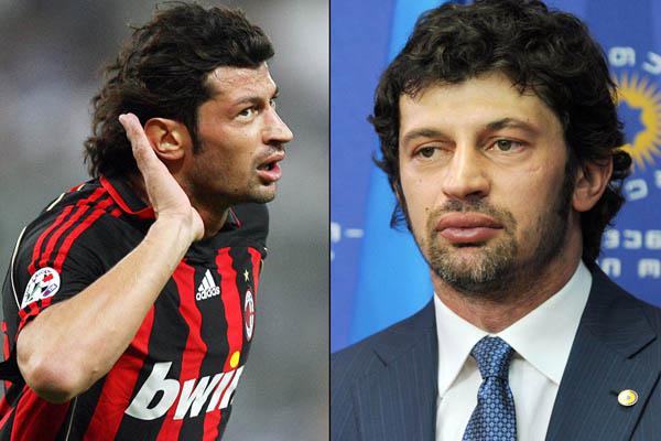 Kaladze de Milan a vicepresidente de Georgia