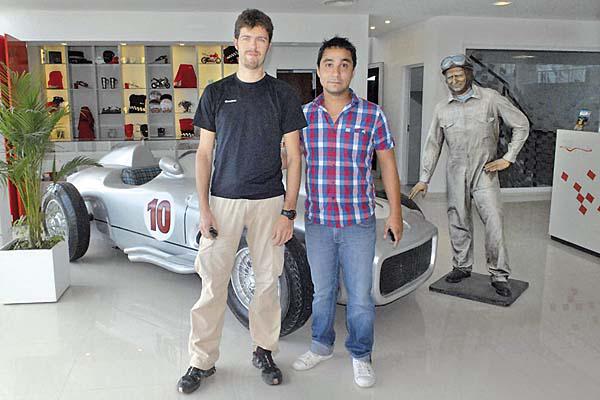 FELIZ Zaffelli junto a Alejandro Salomón se mostraron entusiasmados y esperanzados con la homologación de la pista de Río Hondo