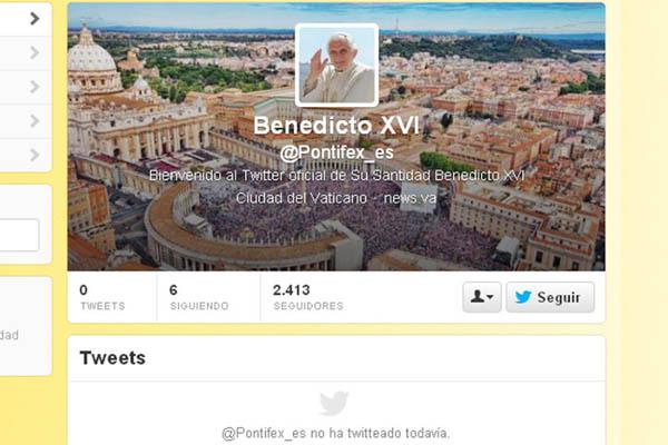 @pontifex_es la cuenta oficial en Twitter del Papa