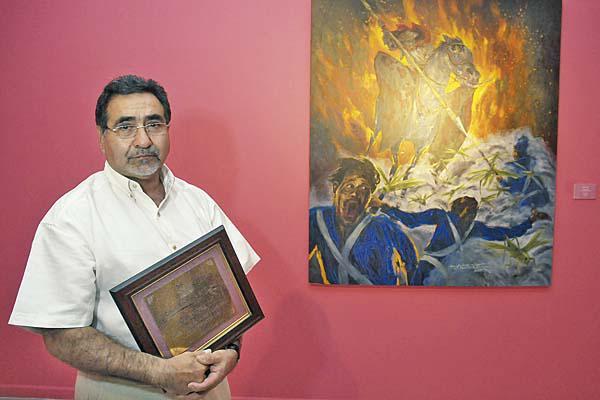 DISTINCIÓN El tucumano Víctor Quiroga se llevó el premio mayor del III Concurso Regional del NOA