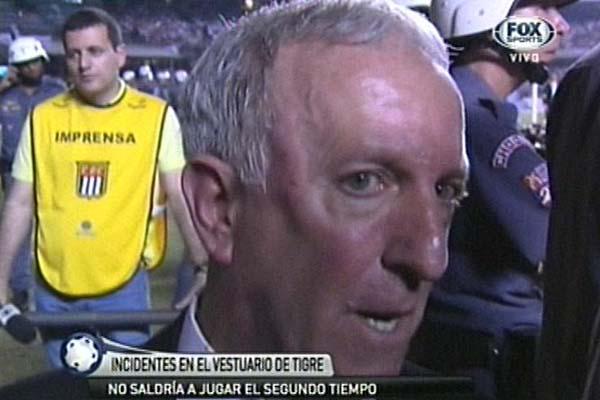 El jefe de Seguridad de Tigre fue uno de los que resultó herido en el vestuario