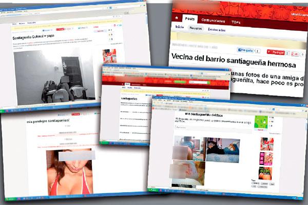Alerta- aparecen sitios porno con fotos de chicas santiaguentildeas