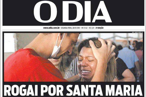 La tragedia de Santa Mariacutea en la prensa brasilentildea