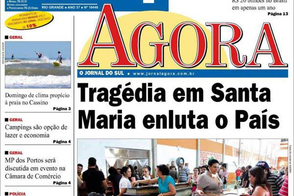 La tragedia de Santa Mariacutea en la prensa brasilentildea