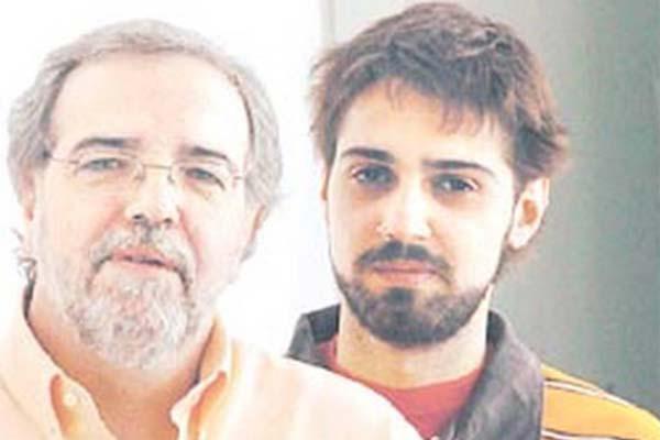 Eduardo Aliverti y su hijo Pablo que atropelló y mató a un ciclista