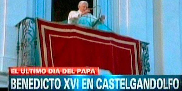 Tras ocho antildeos al frente de la Iglesia Benedicto XVI dejoacute el Vaticano como Papa