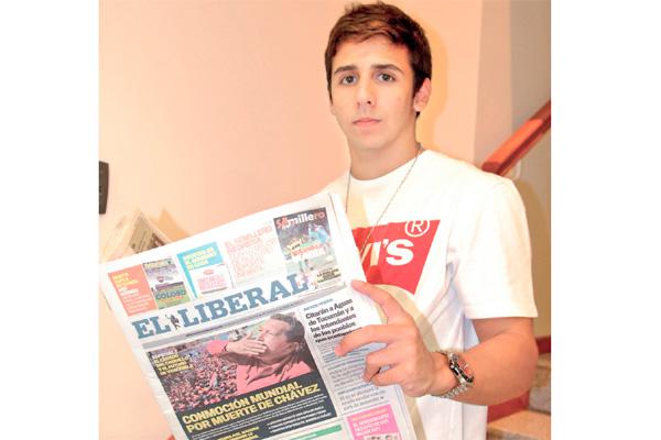 VISITA Ricardo Mattar destacó el apoyo de sus padres del Gobierno de la Provincia y del Diario EL LIBERAL