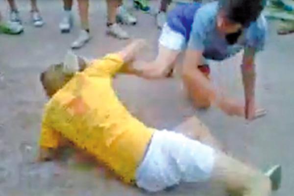 PELEA El �ltimo caso fue publicado por un testigo en las redes sociales