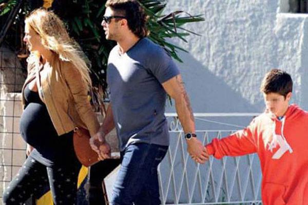 Sabrina y Luciano a un mes de ser papaacutes