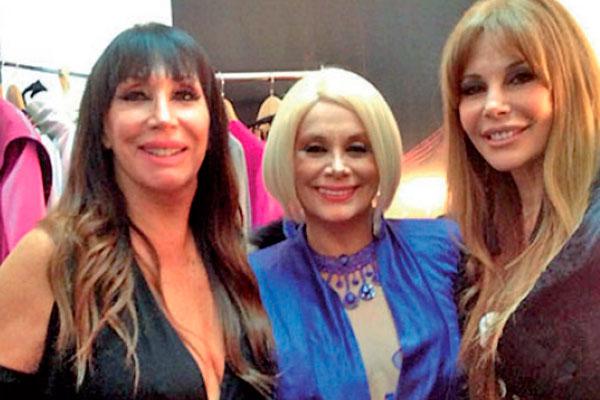 Alfano fue al teatro a ver a sus hoy amigas Moria Casaacuten y  Carmen Barbieri