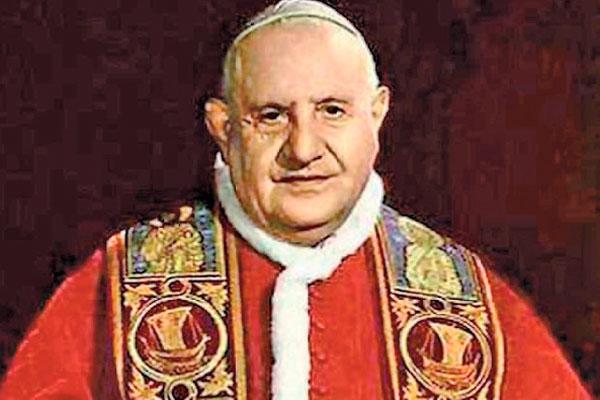 EL BUENO Juan XXIII italiano fue Papa de 1958 a 1963