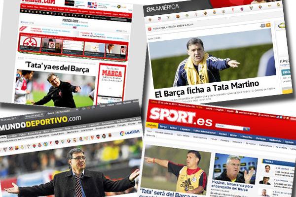 Asiacute reflejan los medios la llegada de Martino