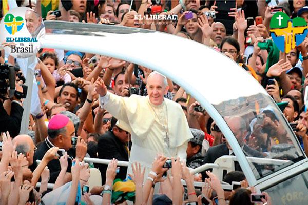 El Papa lanzoacute en Brasil una cruzada por la igualdad