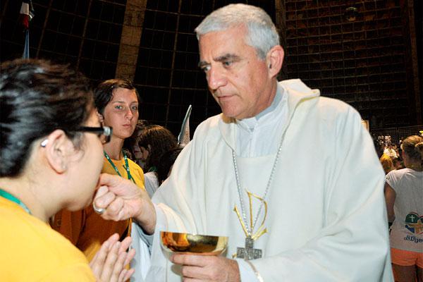 PARTICIPACIÓN Monseñor Adolfo Uriona concelebró la misa argentina en Río de Janeiro