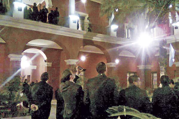 Unos 200 efectivos de todas las fuerzas de seguridad cuidaron a la Presidenta