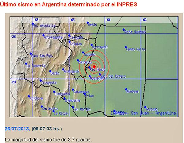Las Termas de Riacuteo Hondo se sacudioacute por un instante