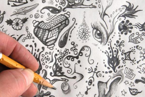 El significado de los garabatos de adultos