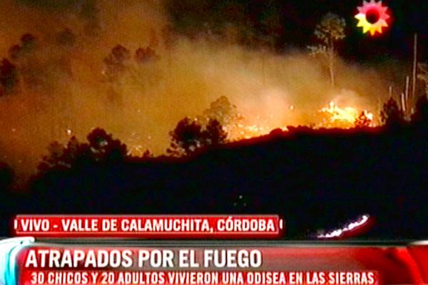 El fuego no da tregua en las Sierras de Coacuterdoba