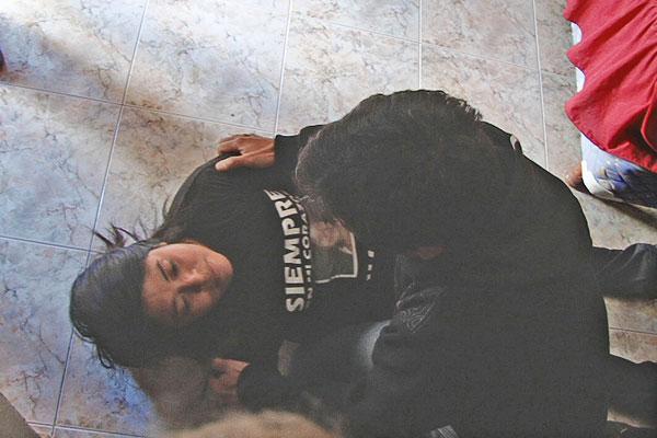 MOMENTO Se concretó la reconstrucción de la muerte de Eliana