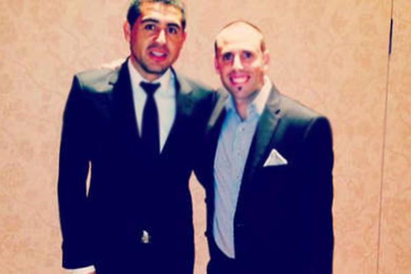 Riquelme se vistioacute de gala para su hija