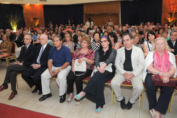 PARTICIPACIÓN Un nutrido pblico acompañó la presentación de la colección del autor de Shunko