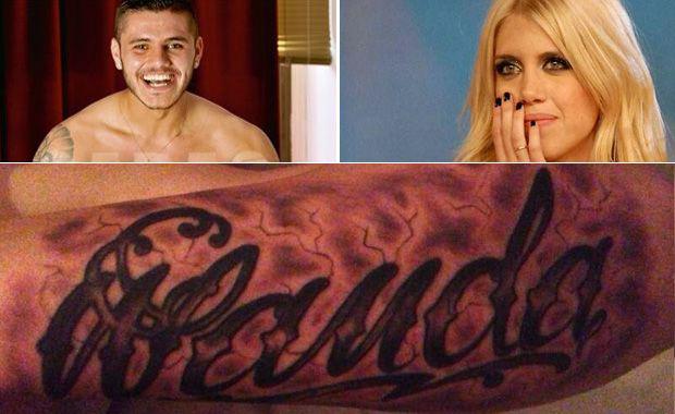 Mauro Icardi se hizo un tatuaje en el brazo para Wanda Nara
