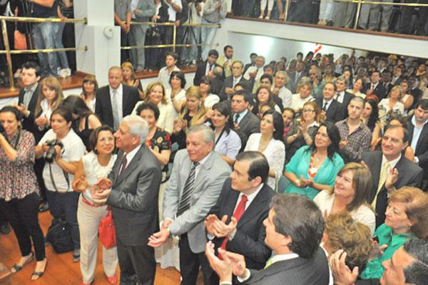 PÚBLICO Familiares y amigos colmaron el Salón Auditorio